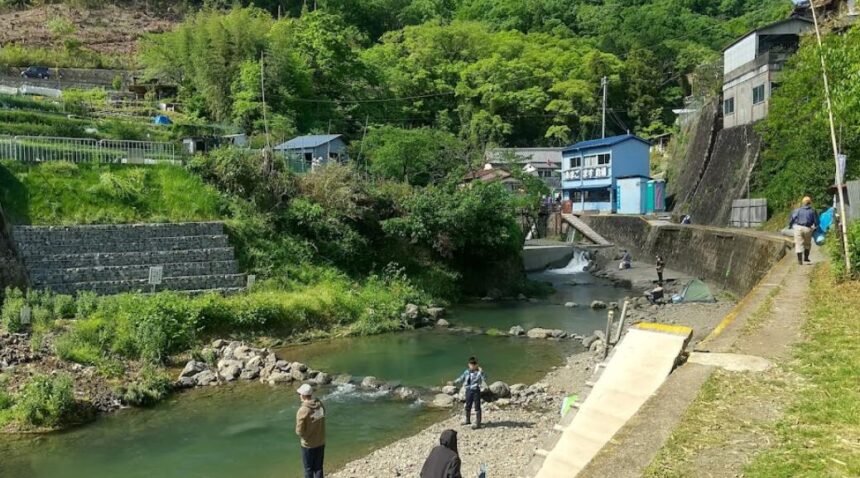 水無瀬川 尺代アマゴ マス釣り場 渓流釣りを楽しむ 大阪 釣り野郎